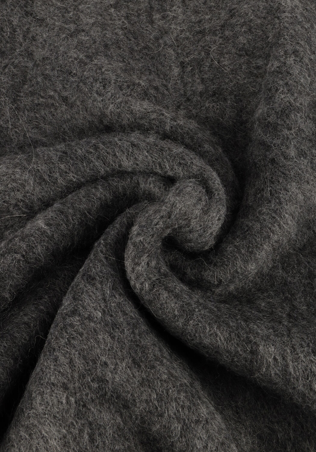 Donkergrijze MODSTR&Ouml;M Trui KANEMD ZIP T-NECK - large