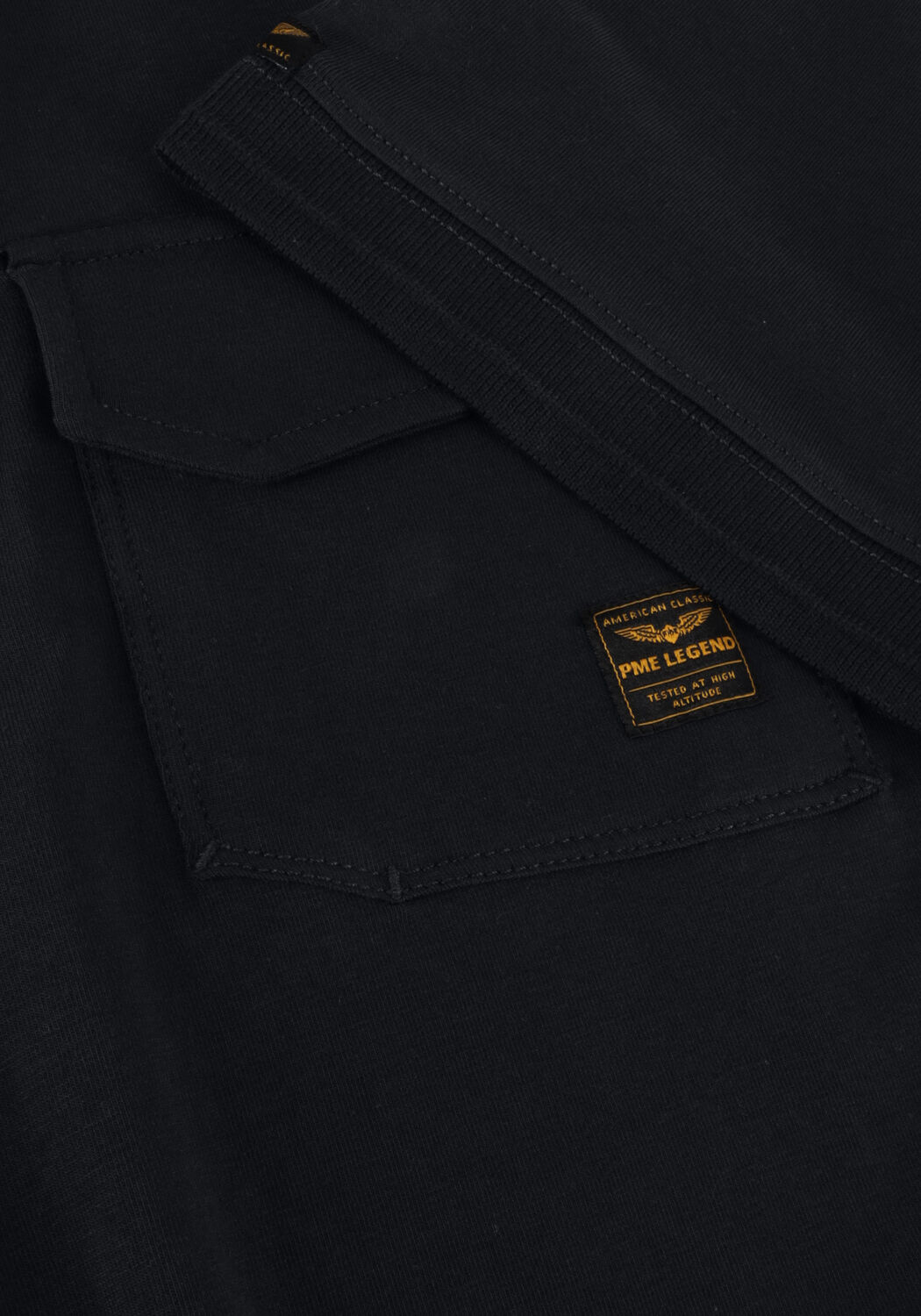 Blauwe PME LEGEND Polo SHORT SLEEVE POLO STRETCH JERSEY - large