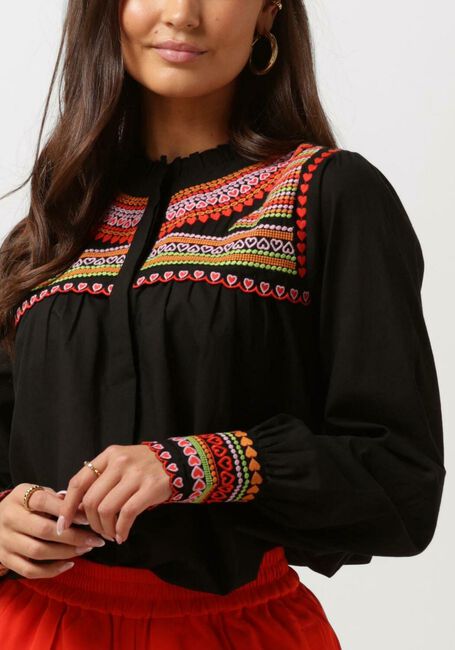 Zwarte HARPER & YVE Blouses YASMIN-LS - large