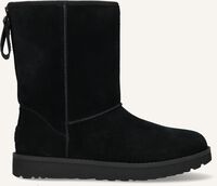 Zwarte UGG Vachtlaarzen W CLASSIC SHORT LOGO ZIP - medium