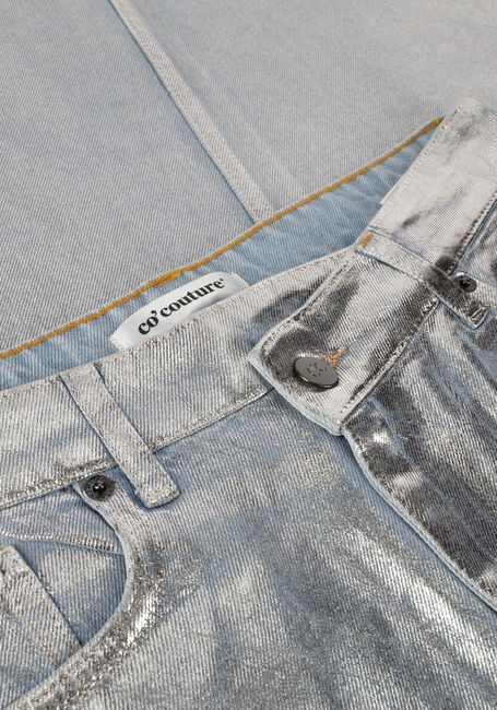 Lichtblauwe CO'COUTURE Maxirok FOIL DENIM SKIRT Lichtblauwe CO'COUTURE Maxirok FOIL DENIM SKIRT - large