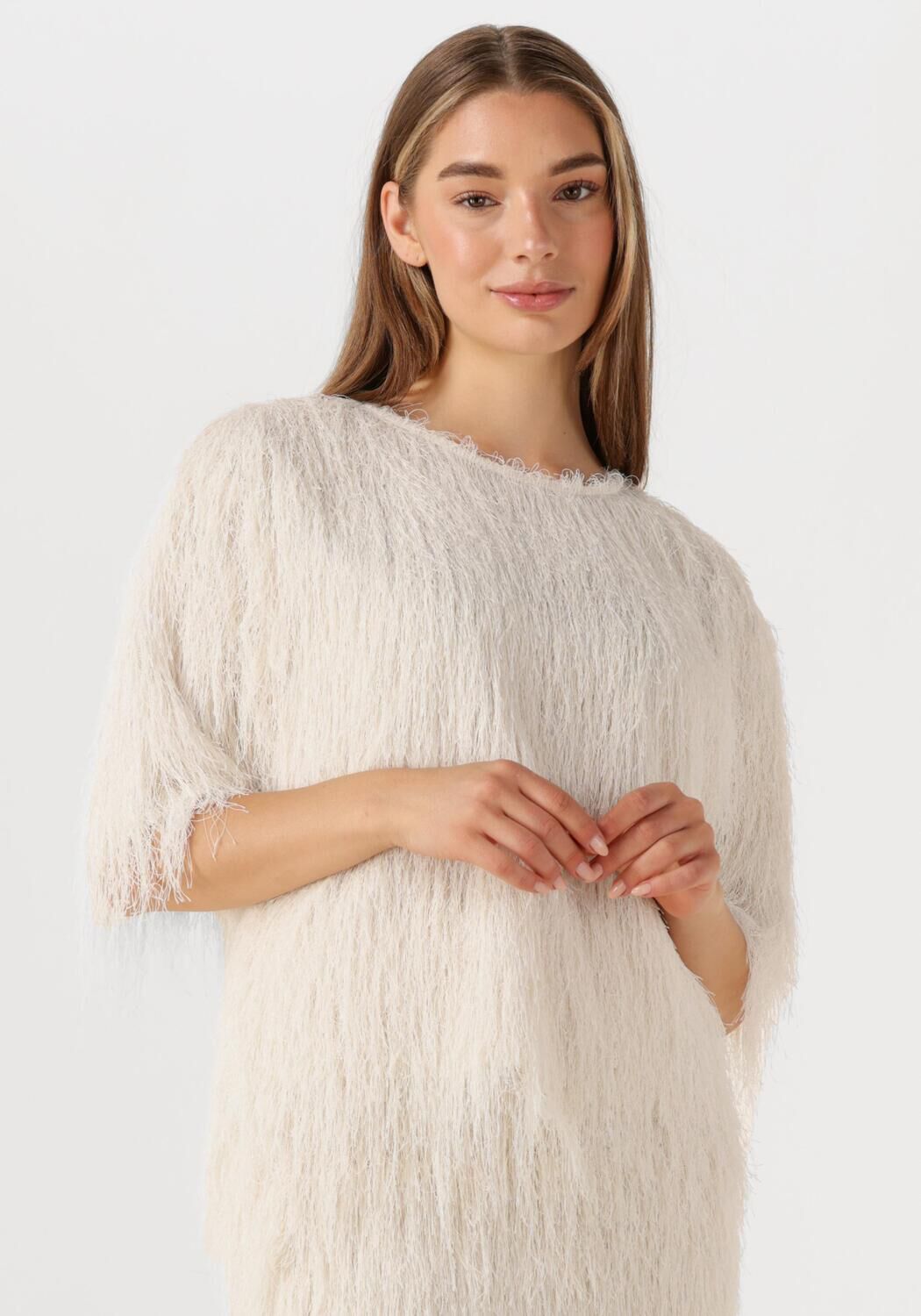 COPENHAGEN MUSE Dames Tops & T-shirts Cmfallon-tee Ecru
