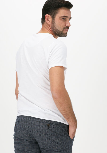 Witte DSTREZZED T-shirt MC. QUEEN BASIC TEE ORGANIC SLUB JERSEY - large