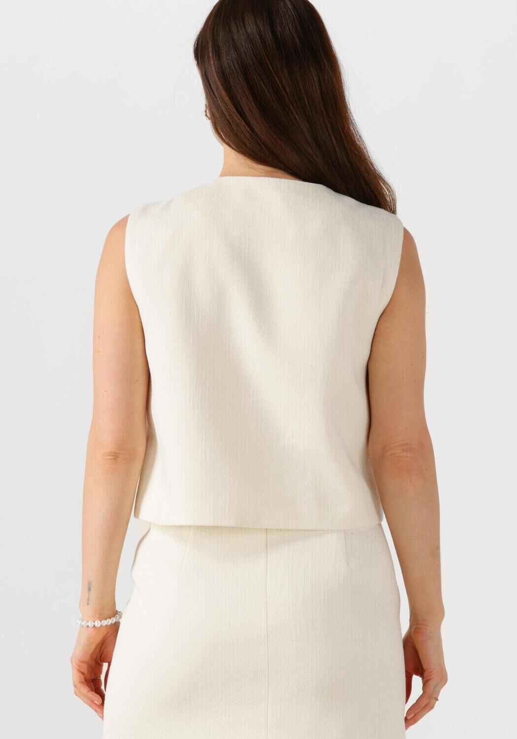 YDENCE Dames Blazers Gilet Caterina Wit