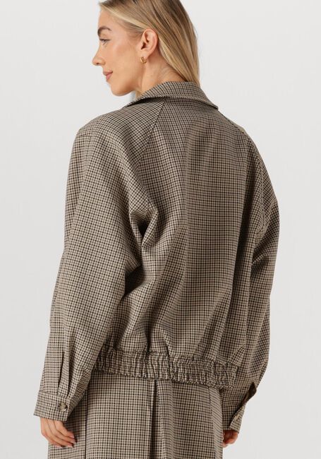Beige CATWALK JUNKIE Jack CHECK BOMBER - large