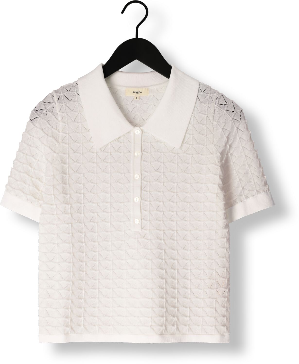 SUNCOO Dames Tops & T-shirts Philome Ecru