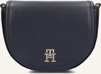Blauwe TOMMY HILFIGER Schoudertas TH CITY SUMMER SADDLE BAG - medium