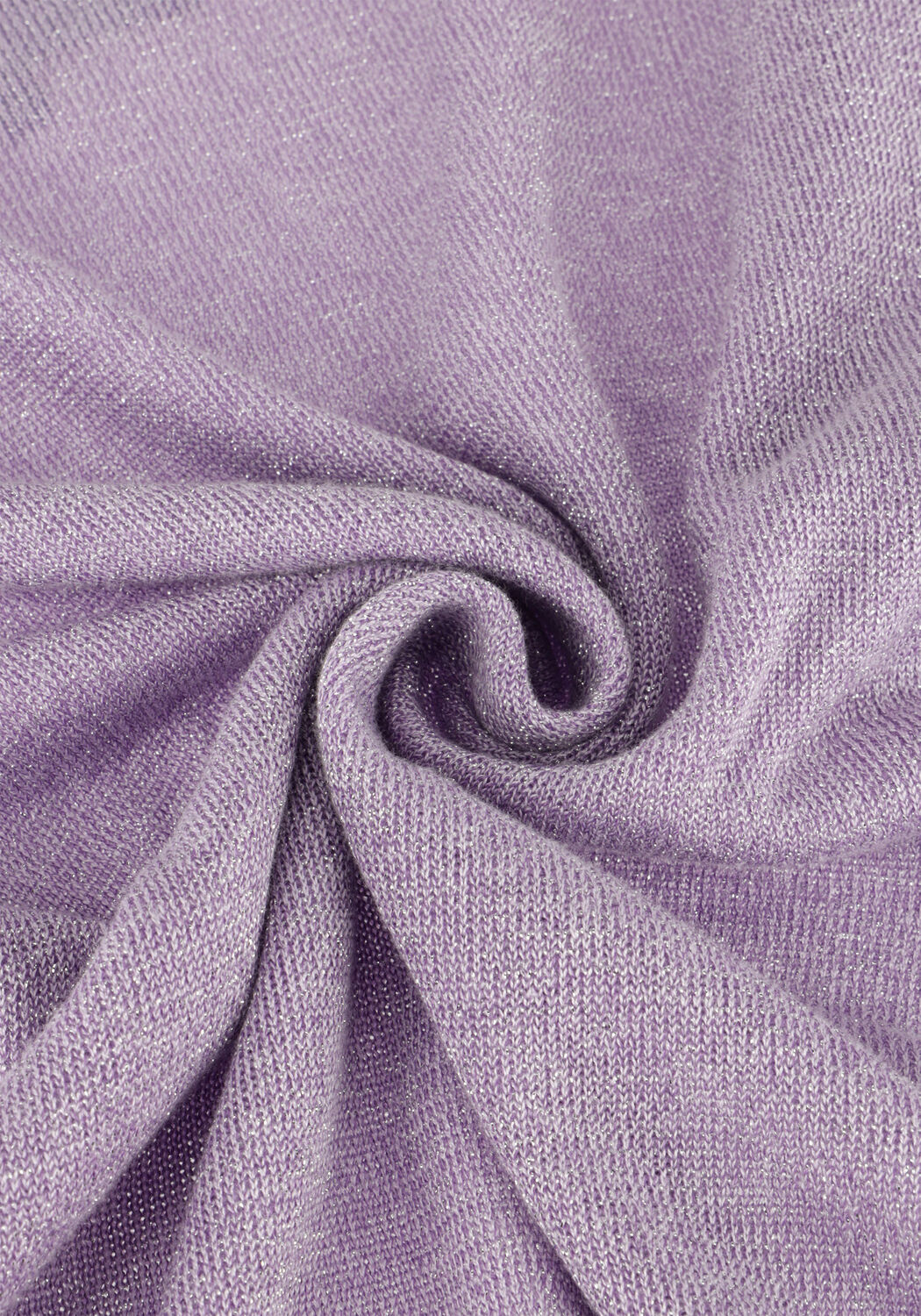 Lila MINUS T-shirt LIVA PUFF SLEEVE METALLIC KNIT PULLOVER - large