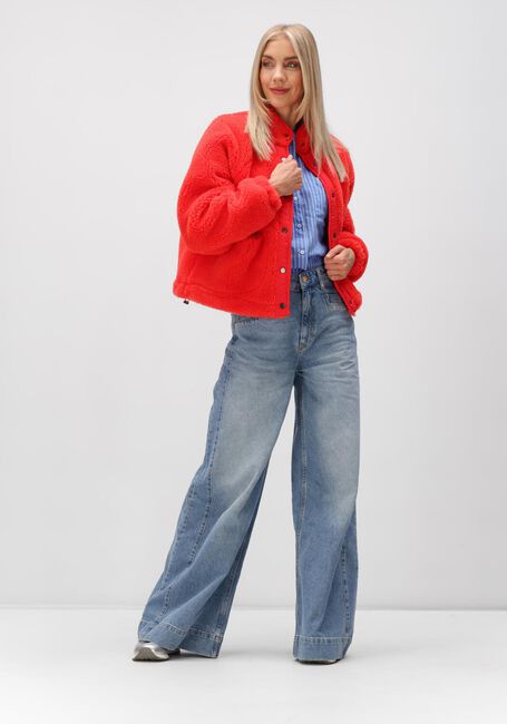 Lichtblauwe BY-BAR Wide jeans NONO JEANS - large