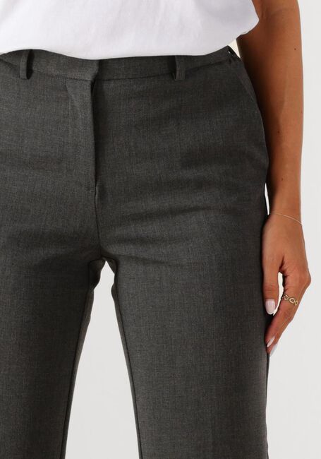 Grijze MSCH COPENHAGEN Wijde broek MSCHHADA HENRIKE SLIM PANTS REGULAR - large