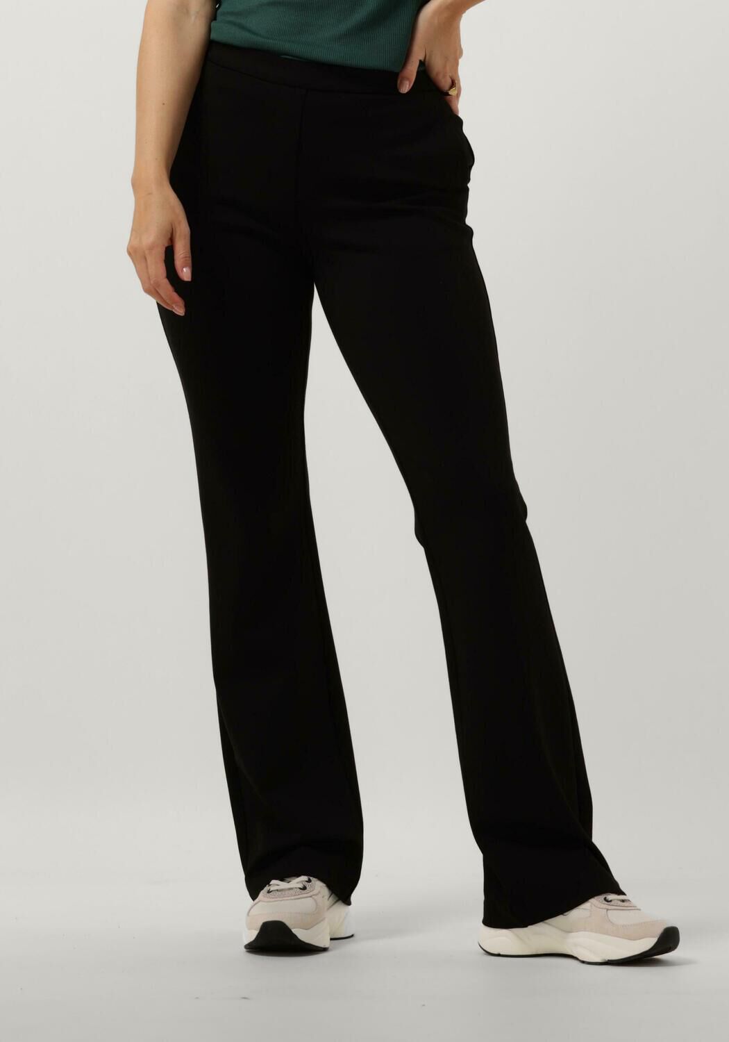 Zwarte MODSTR M Flared broek TANNY FLARE PANTS Omoda
