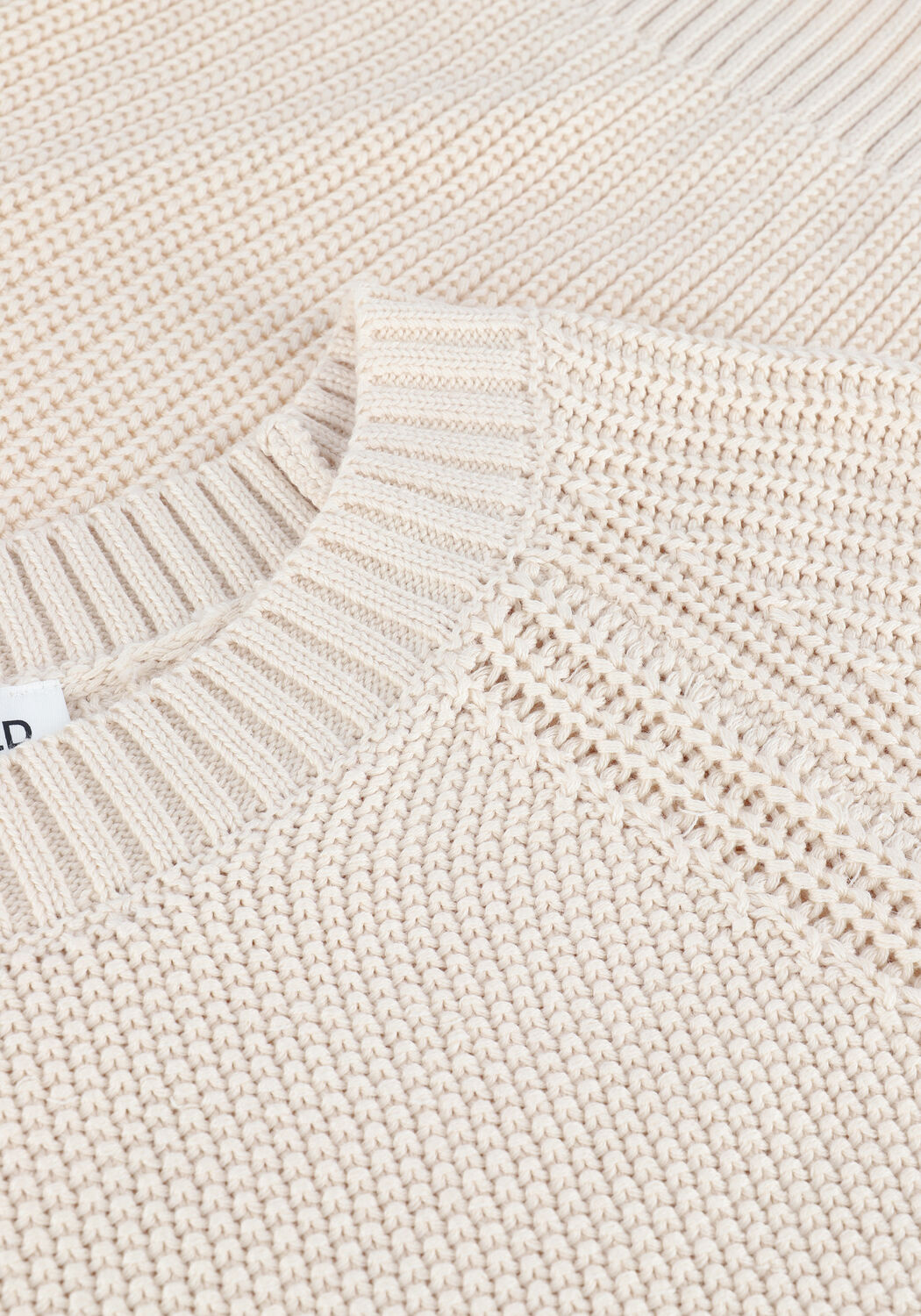 Ecru SELECTED WOMEN Trui SIRA LS KNIT - large