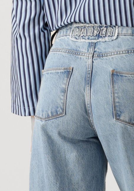 Lichtblauwe HARPER & YVE Wide jeans YVE-PA - large