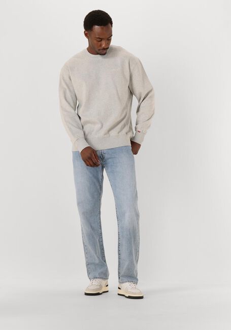 Lichtgrijze LEVI'S Sweater AUTHENTIC CREW - large