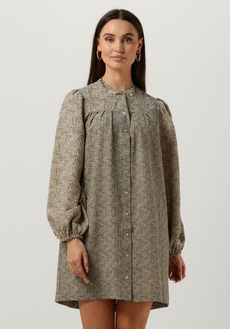 Zwarte SECOND FEMALE Mini jurk FLOS DRESS - large