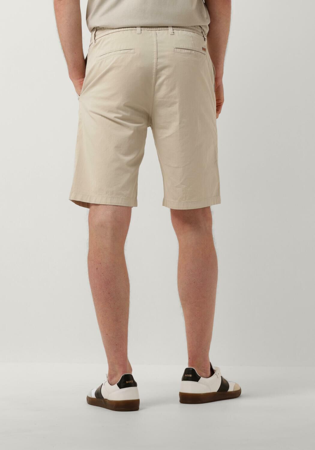 BOSS ORANGE Heren Broeken Chino-tapered-ds-1-s Zand