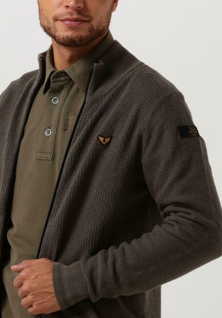 kofferbak Brein verhaal Groene PME LEGEND Vest ZIP JACKET COTTON KNIT | Omoda