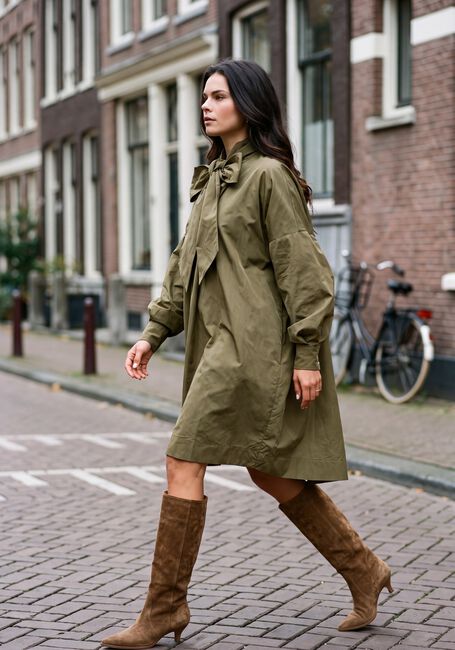 Khaki LINA LOCCHI Mini jurk LL-BIBI - large