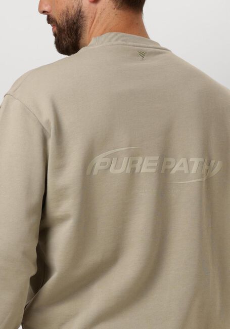 Groene PURE PATH Sweater LOOSE FIT SWEATERS CREWNECK308 - large