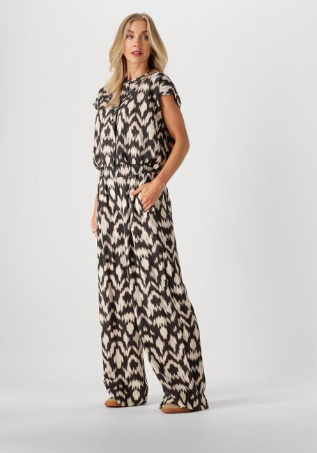 Bruine BY-BAR Wijde broek BENJI BROWN BATIK PANTS - large
