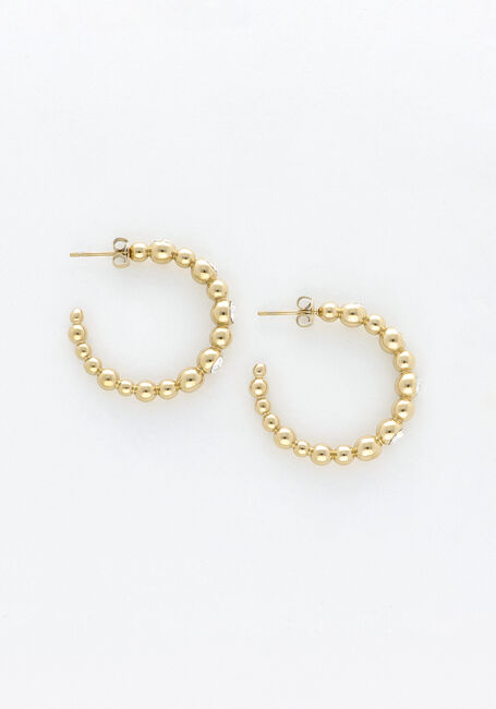 Goudkleurig NOTRE-V Oorbellen EARRING STONE CRYSTAL - large
