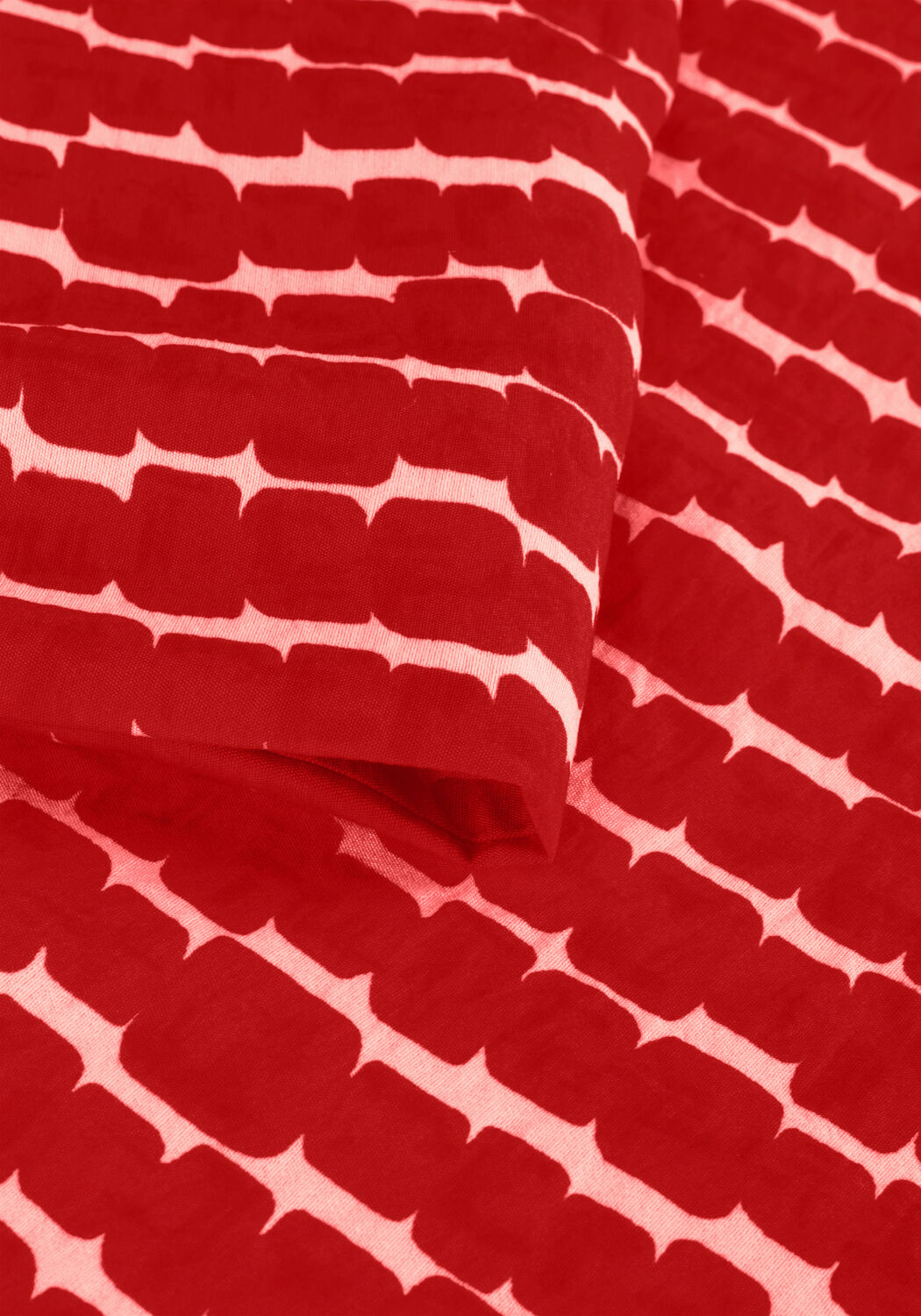 Rode BY-BAR Wijde broek BENJI RED GROOVE PANT - large