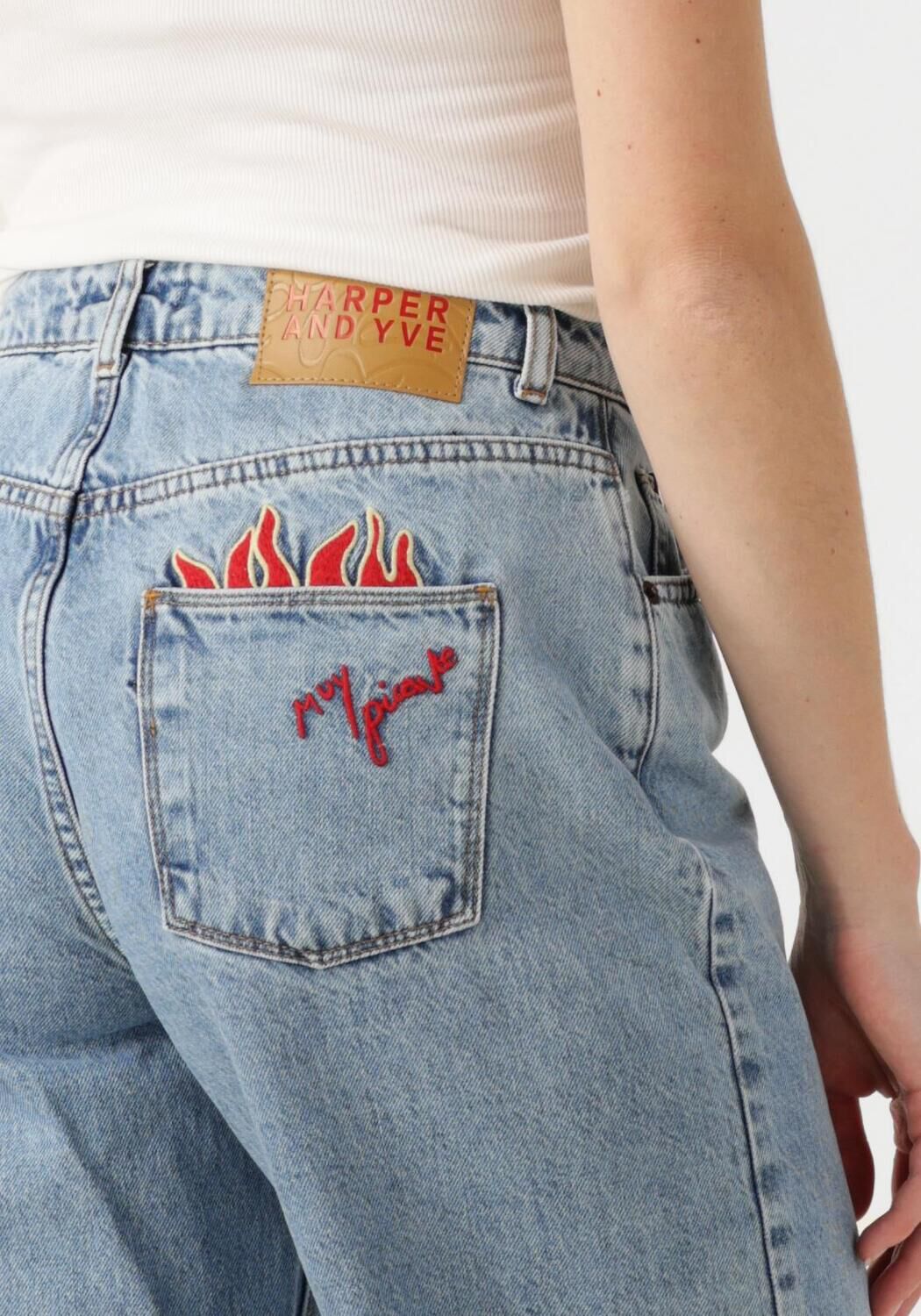 HARPER & YVE Dames Jeans Yve-pa Picante Lichtblauw