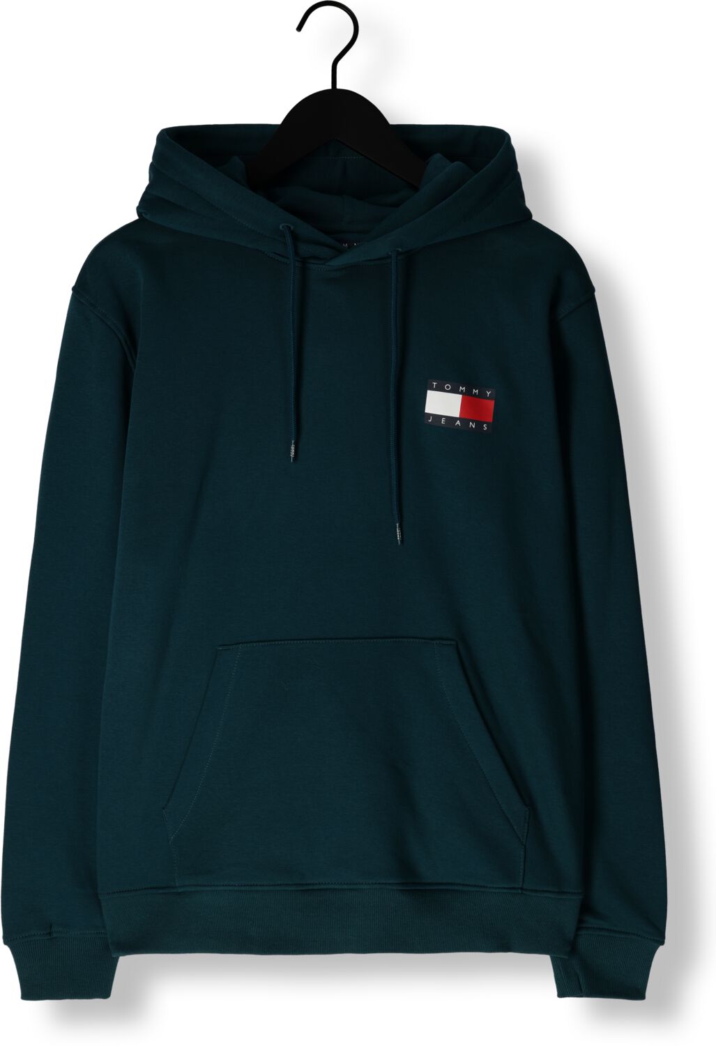 TOMMY JEANS Heren Truien & Vesten Tjm Reg Essential Flag Hood Ext Groen
