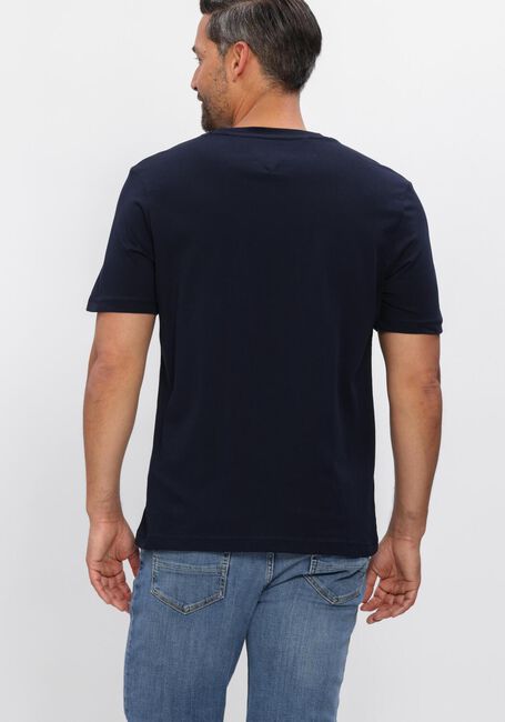 Donkerblauwe TOMMY HILFIGER T-shirt BRAND LOVE LOCKUP TEE - large