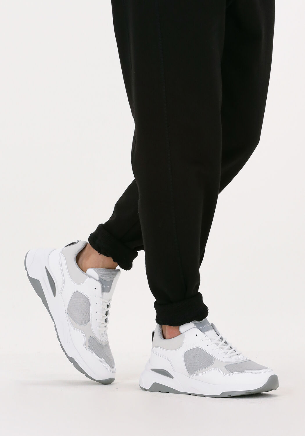Grijze NUBIKK Lage sneakers ROQUE ROAD HEREN | Omoda