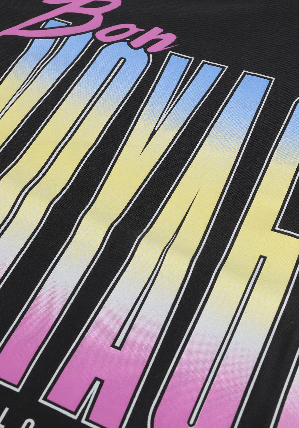 Zwarte COLOURFUL REBEL T-shirt BON VOYAGE BOXY TEE - large