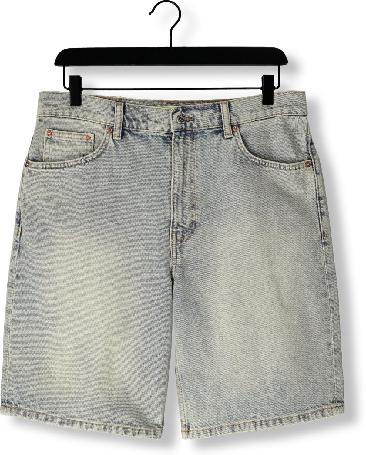 WOODBIRD Heren Jeans Wbleroy Dawn Short Lichtblauw