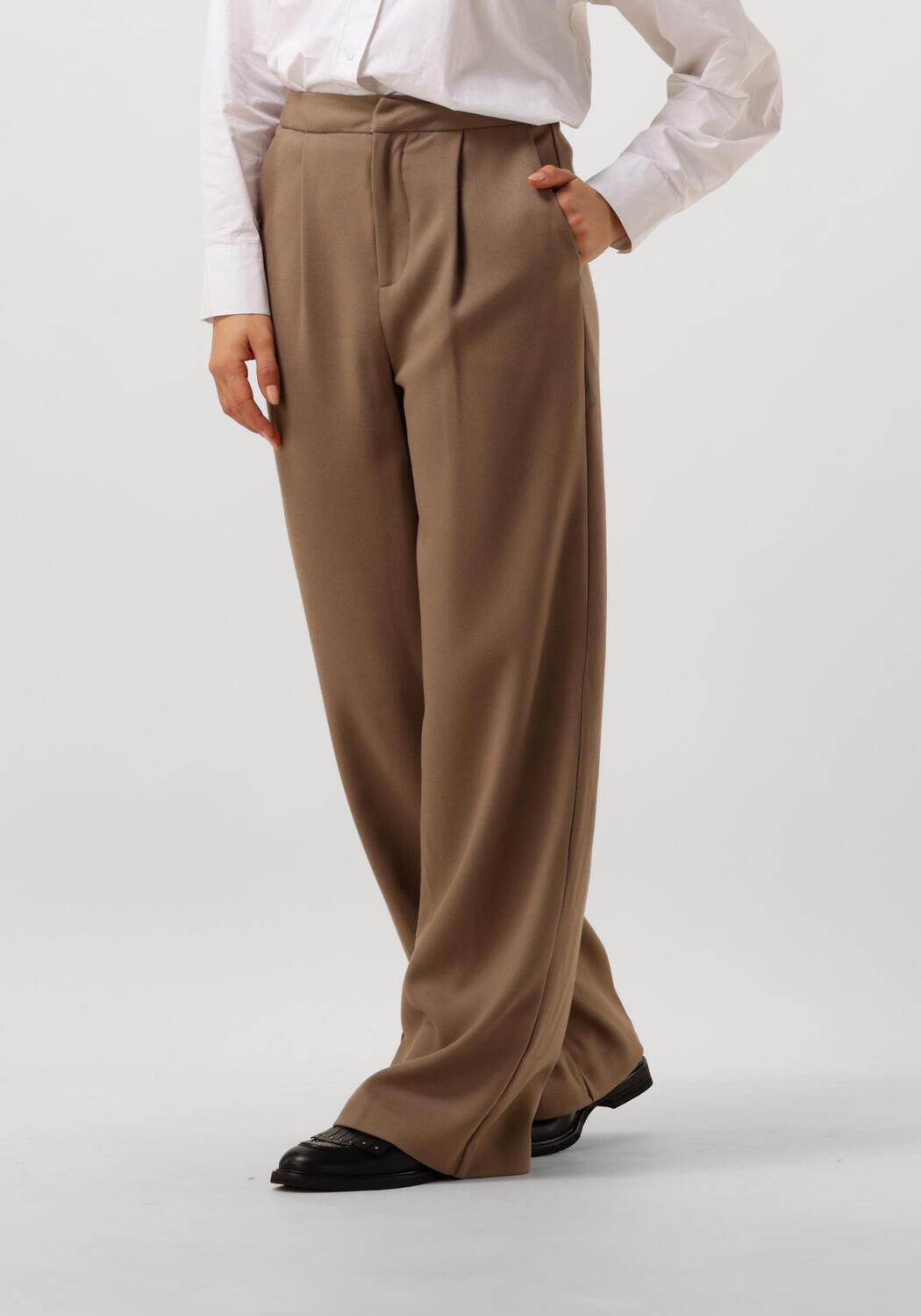 Notre-v Beige Stijlvolle Broek Nv-Ella Beige Dames