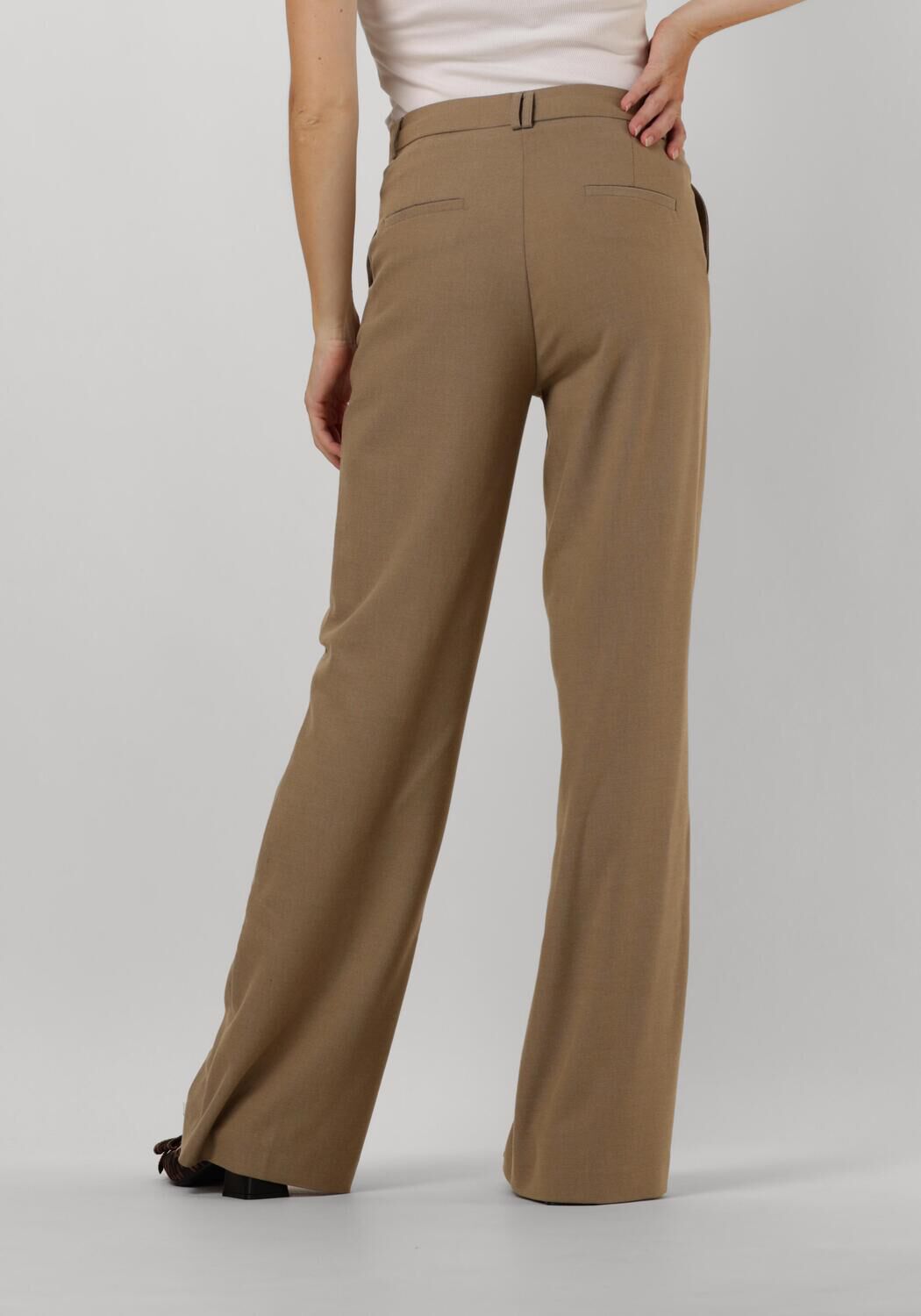 AAIKO Dames Broeken Chantalle Twill Vis 350 Taupe
