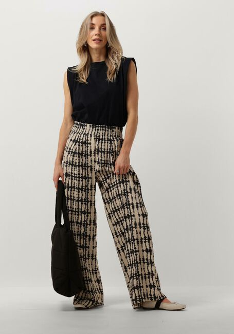 Zwarte BY-BAR Wijde broek BENJI TIE DYED PANT Zwarte BY-BAR Wijde broek BENJI TIE DYED PANT - large