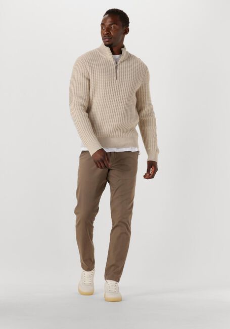 SELECTED MEN SLHTOM LS KNIT STRUCTURE HALF ZIP - large