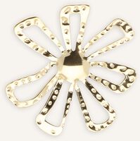 Goudkleurig OMODA ATELIER Broche X FLORINE - medium
