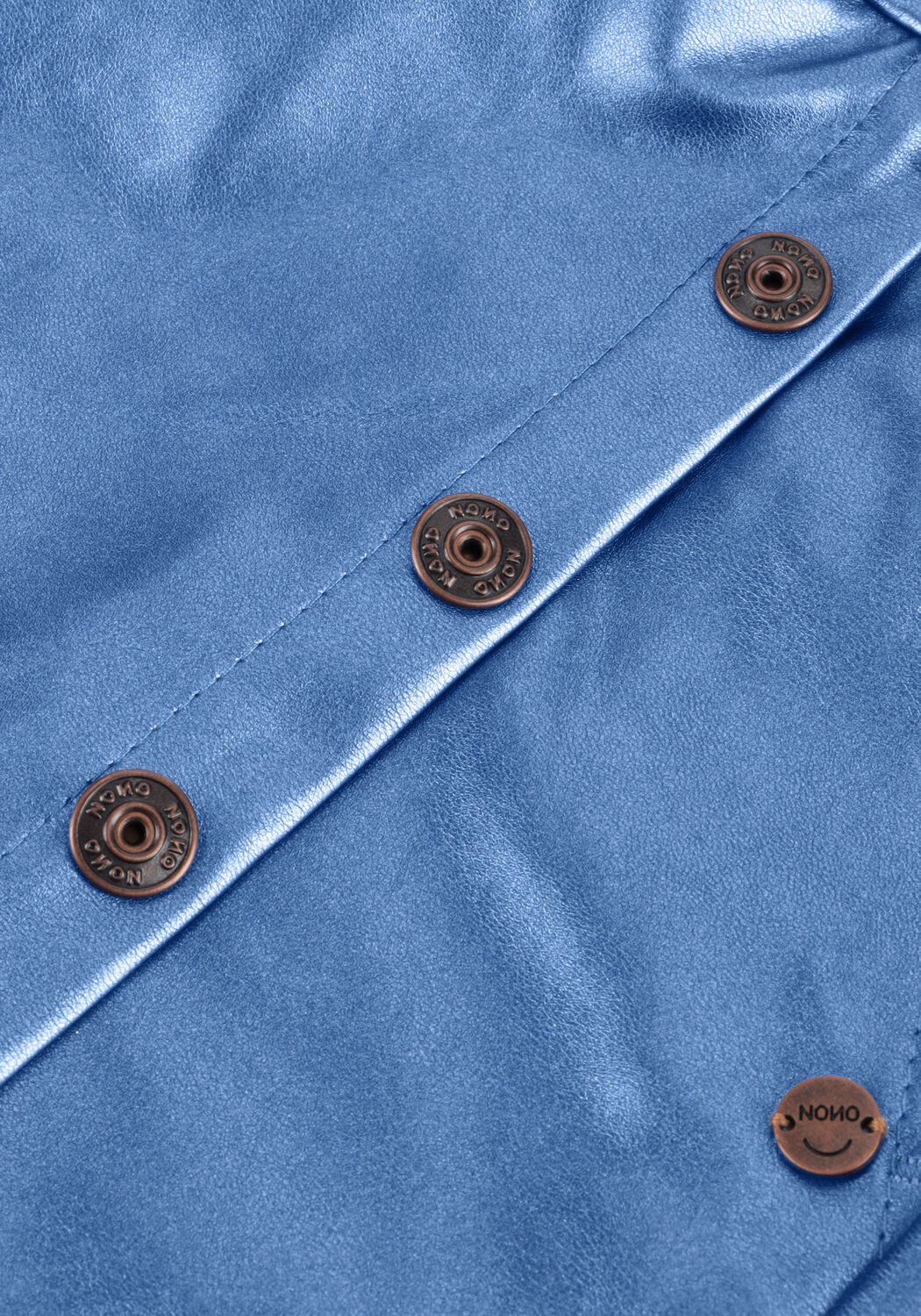 Kobalt NONO Korte broek SIMAY FAKE LEATHER SKORT - large