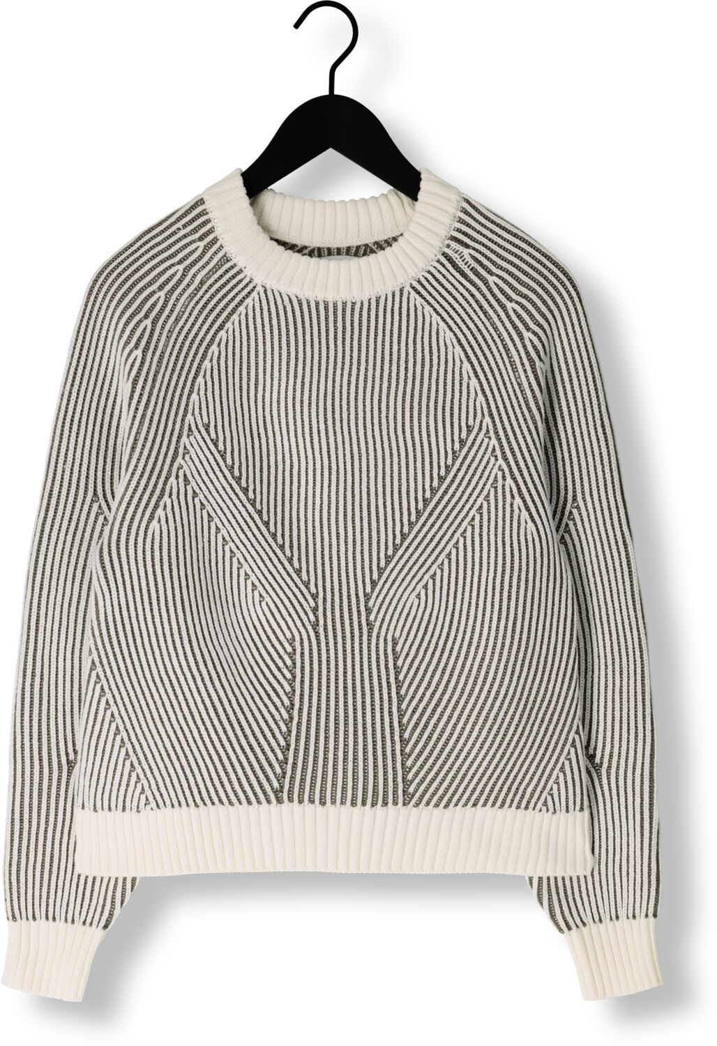 ENVII Dames Truien & Vesten Encaroline Ls Knit 5190 Gebroken Wit