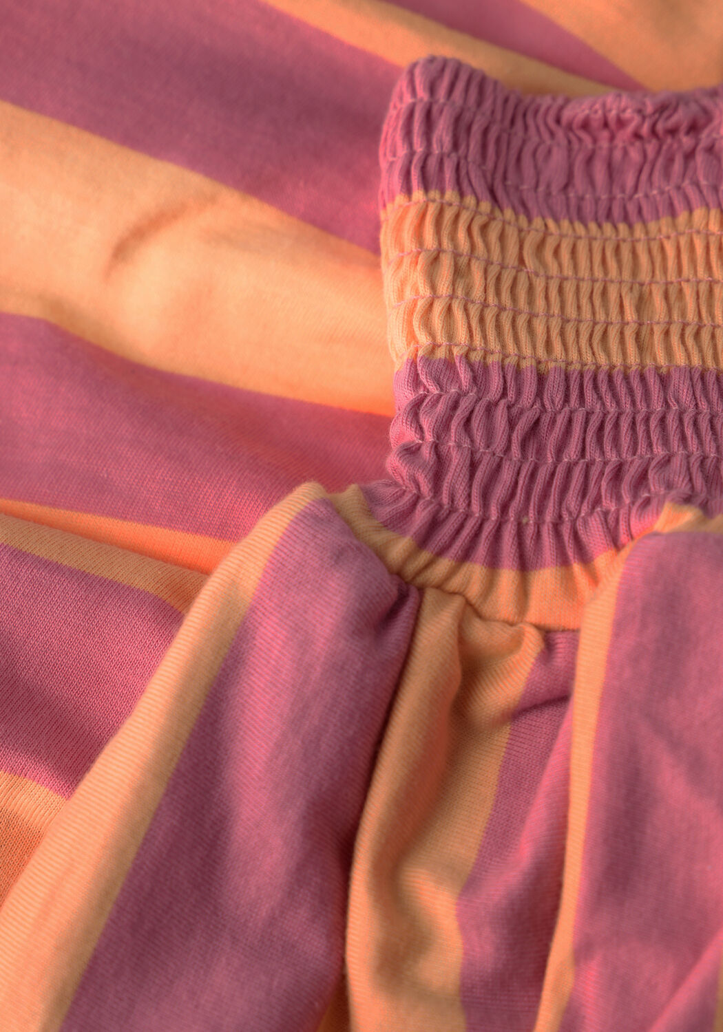 Roze PETIT BLUSH Minirok STIPE SMOCK SKIRT - large