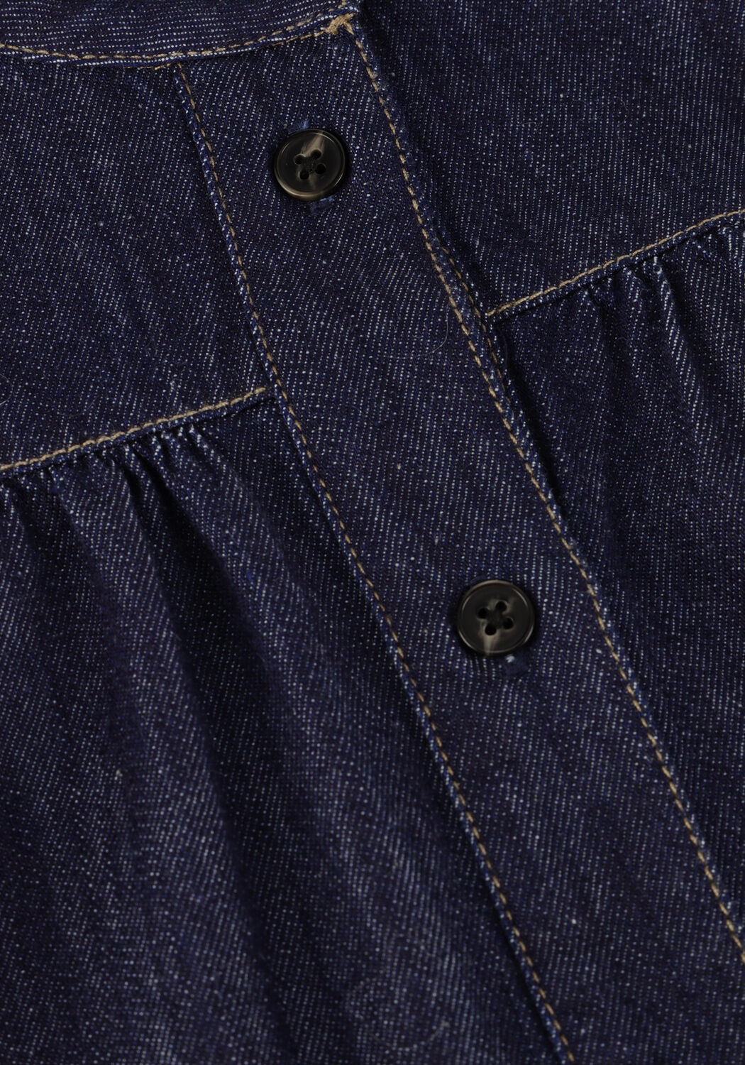 Donkerblauwe SECOND FEMALE Blouses DERA DENIM SHIRT - large