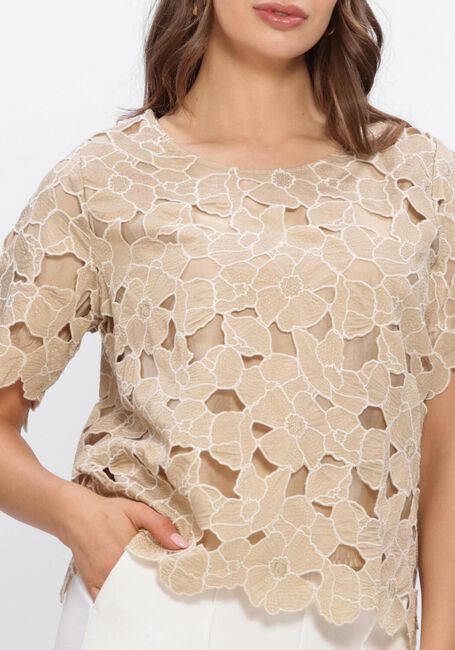 Gouden NUKUS Top OCTAVIA TOP FLOWER - large