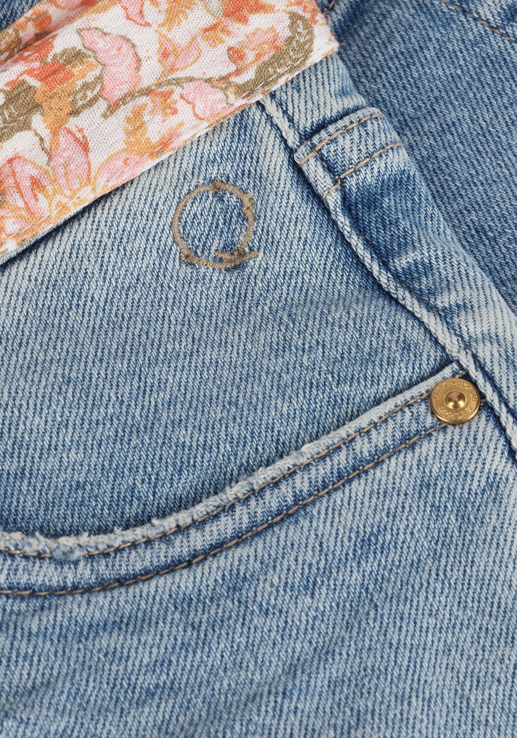 Lichtblauwe CIRCLE OF TRUST Jeans STEVIE SHORT - large