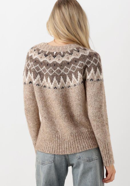 Bruine MOS MOSH Trui SIDSEL WARM KNIT - large