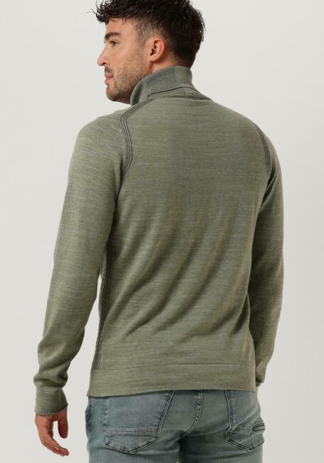 Mint CAST IRON Coltrui TURTLENECK COTTON HEATHER PLATED - large