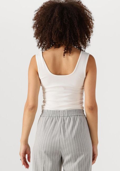 Witte ALIX THE LABEL Top LADIES KNITTED TANKTOP - large