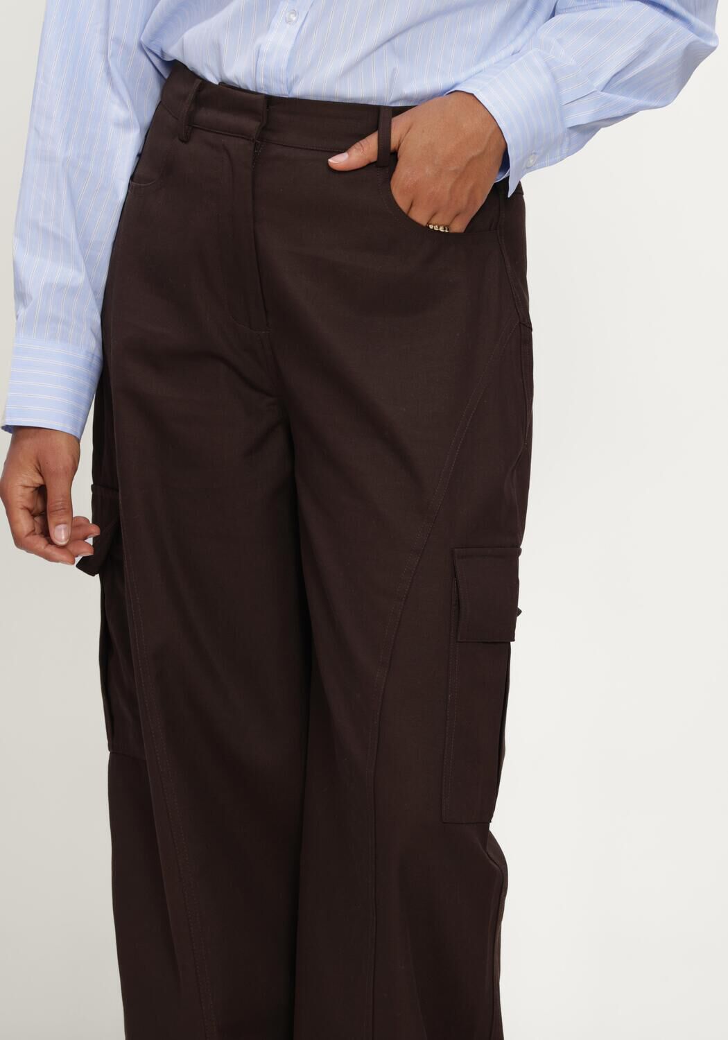 Bruine COPENHAGEN MUSE Cargobroeken CMKAELI-PANTS - large