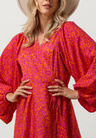 Oranje SISSEL EDELBO Midi jurk AMBRIOSIA WRAP DRESS - medium