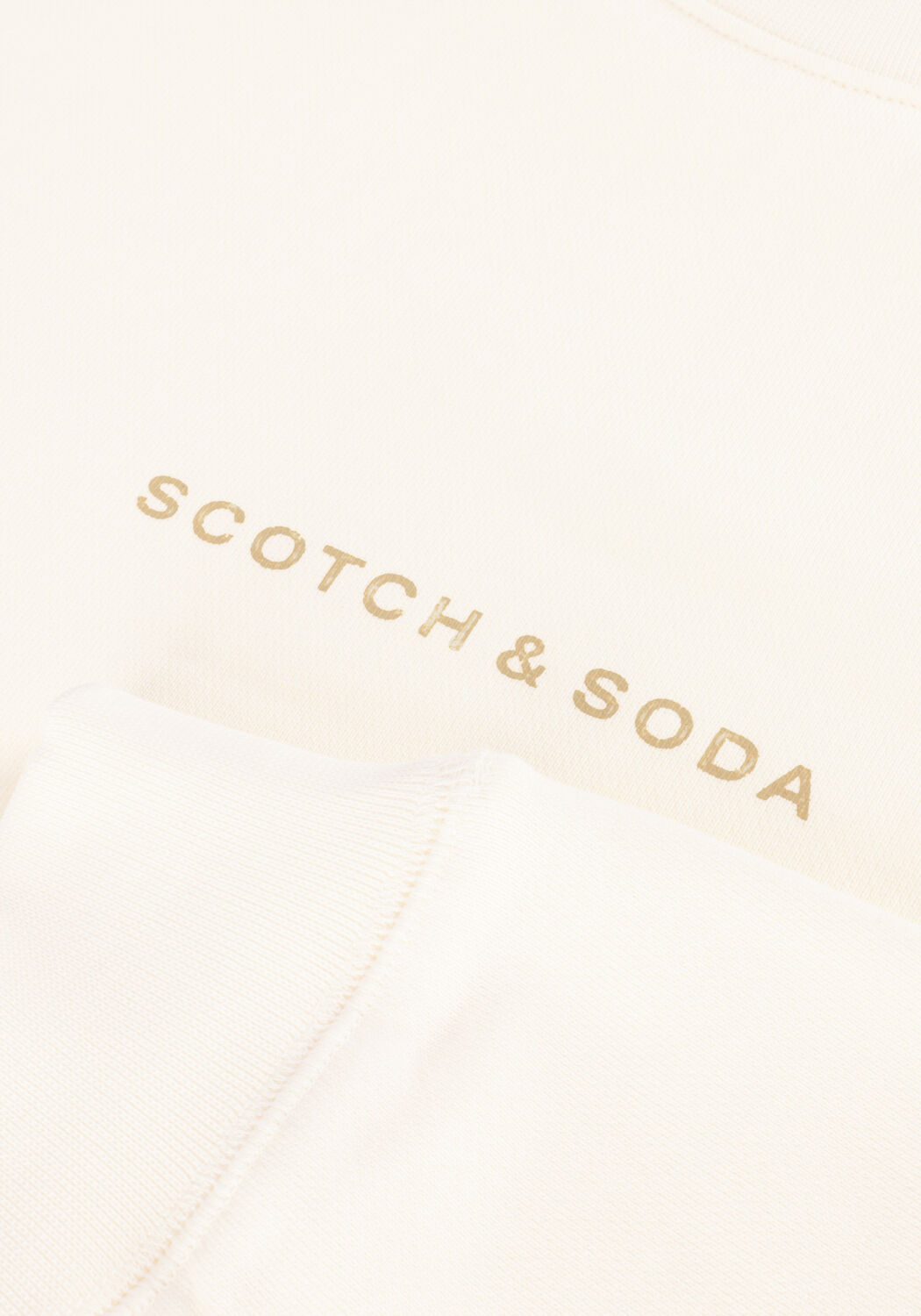 Gebroken wit SCOTCH & SODA Sweater LOGO FRONT CHEST SWEATSHIRT - large