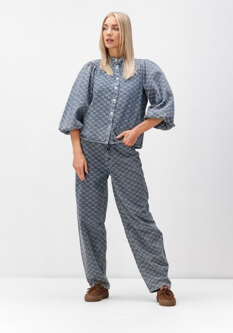 Blauwe MINUS Blouses MSSIENNE SHIRT - large